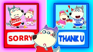 Wolfoo Learns to Say Sorry And Thank You|Good Manner for Kids 🤩 Wolfoo Kids Cartoon