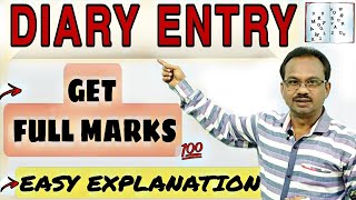Diary Entry | Diary Writing Class 9,10,11,12 | Diary Writing Format With Example | Get Full Marks