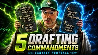 5 Rules Experts ALWAYS Follow To WIN Fantasy Football Drafts