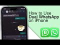 How to Use dual WhatsApp in iPhone! [2024]