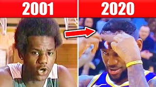 LeBron James Hairline Transformation (2001-2020)
