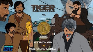 Leo🥵 vs🗡️ Tiger Nageswara Rao 2D animation | Thalapathy Vijay| Lokesh | Ravi Teja | vamsee | anirudh