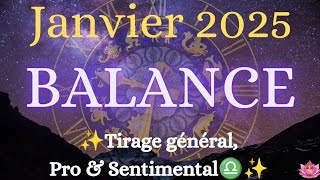 🌟 BALANCE JANVIER 2025 ~ VOTRE INTUITION VOUS AIDERA A PRENDRE DES DÉCISIONS 🔮🤜🤩🙏🌟