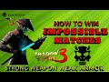 Shadow Fight 3 HOW TO WIN IMPOSSIBLE MATCHES