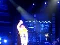 lady gaga puts on phillies hat during concert!