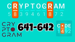 CRYPTOGRAM level 641 642