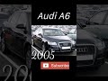 Audi A6 evolution (1995-2022) #shorts #shortvideo #facts #evolution