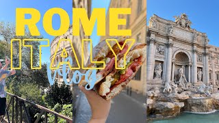 Rome Italy Vlog - Food, Sights, Fun