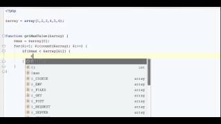 php - get max value in single array