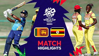Sri Lanka v Uganda | Match Highlights | Women's T20WC Qualifier 2024