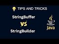 Java: StringBuffer vs StringBuilder