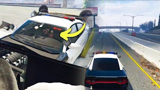 Tuggz Gets Boxed In \u0026 Then Steals a Cop Car To Escape | Prodigy RP | GTA | CG