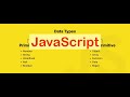 JavaScript Data Types Explained | Primitives vs Reference Types (Beginner Friendly)