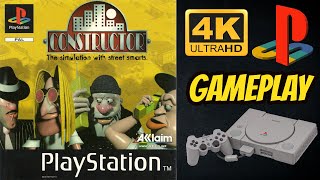 Constructor | Ultra HD 4K/60fps | PS1 | PREVIEW | Movie Gameplay Playthrough Sample