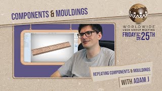 Repeating Components \u0026 Mouldings by Adam J | Vectric Worldwide UGM 2020