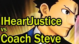 IHeartJustice vs Coach Steve EVO 2016 (Cam footage)