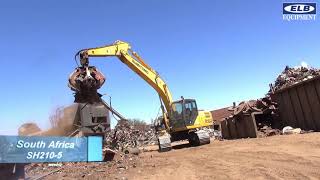 ELB Equipment \u0026 Sumitomo working on-site: The Sumitomo SH210-5 excavator