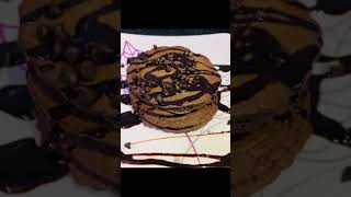 Chocolate Pan Cake | Pan Cake Recipe | Pan Cake | Easy & Quick Breakfast | Eggless Pancake #shorts