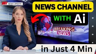 How to Create Ai News Channel Using AI | News Video Generator | AI Lip Sync
