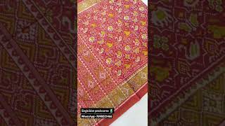 📌Single ikkat patola saree📌Pure silk saree📌Dm me for more inquiry 📥📌Whatsapp:-7698021466