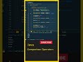 Java Tutorial for Beginners (Comparison Operators ==, !=, lt, gt), Java in Telugu, Java Full Course