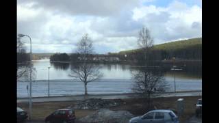 Timelapse of ice flowing in Kemijoki