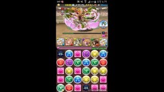 【パズドラ】チャレンジダンジョン！24【Lv10】【協力プレイ】【覚醒サクヤPT】