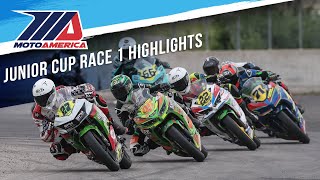 Junior Cup Race 1 at Mid-Ohio 2024 - HIGHLIGHTS | MotoAmerica