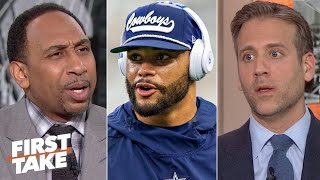 First Take debates if Dak Prescott should accept the Cowboys' offer for $33 mill
