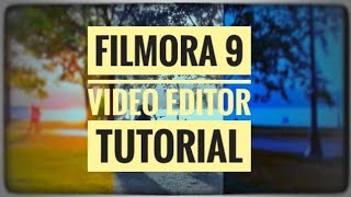 Filmora 9 video editor tutorial for beginners | Video editing | Wondershare filmora | Duvi creations
