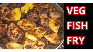 புரட்டாசி மாதம்  வெஜ் மீன் வறுவல்/karunai kizhangu fry/yam fry/sennai kilangu fry side@freshsamayal