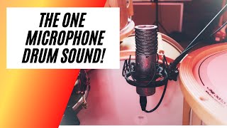 KILLER DRUM SOUND USING ONE MICROPHONE
