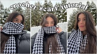 Easy Crochet Scarf Tutorial | Beginner Friendly