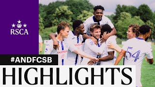 HIGHLIGHTS: RSC Anderlecht - Fotbal Club FCSB | 2023-2024