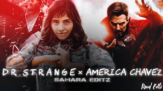 Doctor Strange × America Chavez || • ᴠɪsᴜᴀʟ ᴇᴅɪᴛᴢ • || 𝔚𝔥𝔞𝔱𝔰𝔞𝔭𝔭 𝔰𝔱𝔞𝔱𝔲𝔰 😍😍 ||