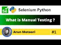 What is Manual Testing? (Selenium Python - Part 1)