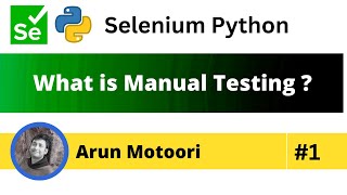 What is Manual Testing? (Selenium Python - Part 1)