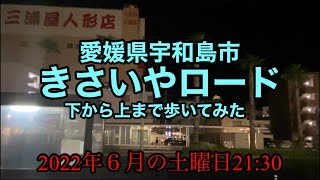 【愛媛県宇和島市】商店街・きさいやロード下から上まで歩いてみたら懐かしすぎて涙【2022年６月の土曜日】