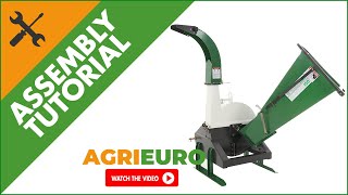 GreenBay GB-WTDC 100 Tractor-mounted Garden Shredder - Wood Chipper - Assembly tutorial