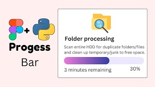 Python Tkinter Modern Progress Bar