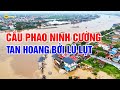 Cầu phao Ninh Cường - Nam Định tan hoang bởi lũ lụt