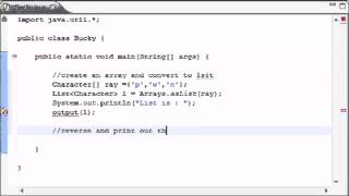 Intermediate Java Tutorial 10 Methods reverse and copy