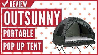 Outsunny Compact Portable Pop Up Tent Cot Review