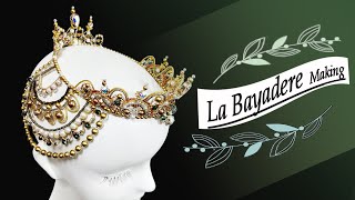 ティアラMaking動画 ブロンズゴールド の La Bayadere ballet tiara