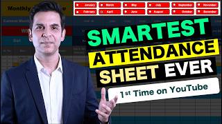 Build an Advanced Attendance Sheet in Excel (Step-by-Step Guide)