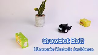 CrowBot Bolt: Ultimate Esp32 Robot Car with Ultrasonic Intelligent Obstacle Avoidance