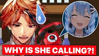 Suisei Gives Roberu A Scare (Hoshimachi Suisei / Hololive & Yukoku Roberu / Holostars) [En Subs]