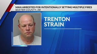 Arkansas man accused of starting fires in Baxter County - KRBK 9PM
