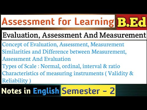 Similarities And Difference Between Measurement Assessment Evaluation ...