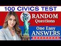 2024 Random USCIS Complete 100 Civics Test, Citizenship Test, Question/Answer, Ciudadania Americana